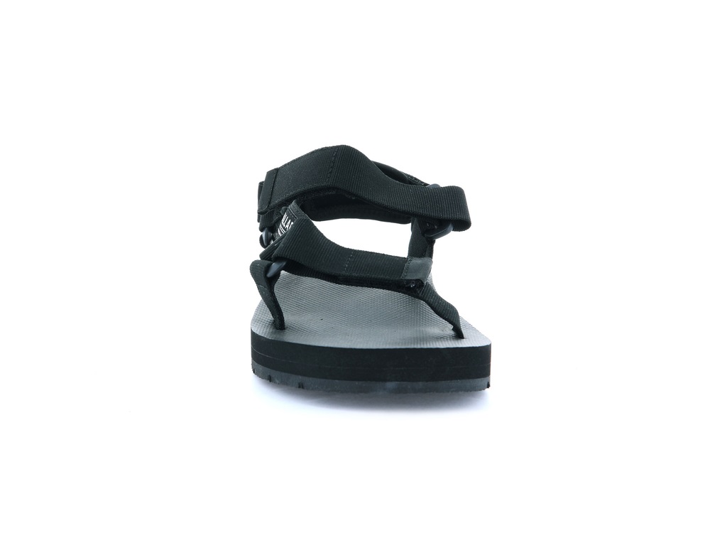 Palladium OUTDOORSY URBANITY Men's Sandals Black | Canada-7283