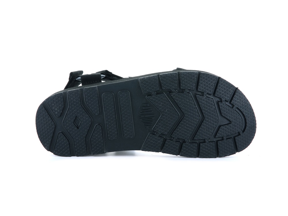 Palladium OUTDOORSY URBANITY Men's Sandals Black | Canada-7283