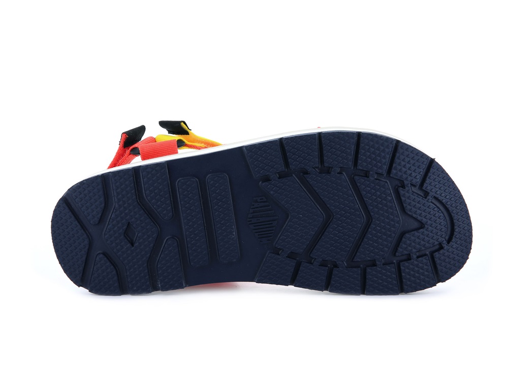 Palladium OUTDOORSY URBANITY Men's Sandals Firecracker/Aurora | Canada-9157
