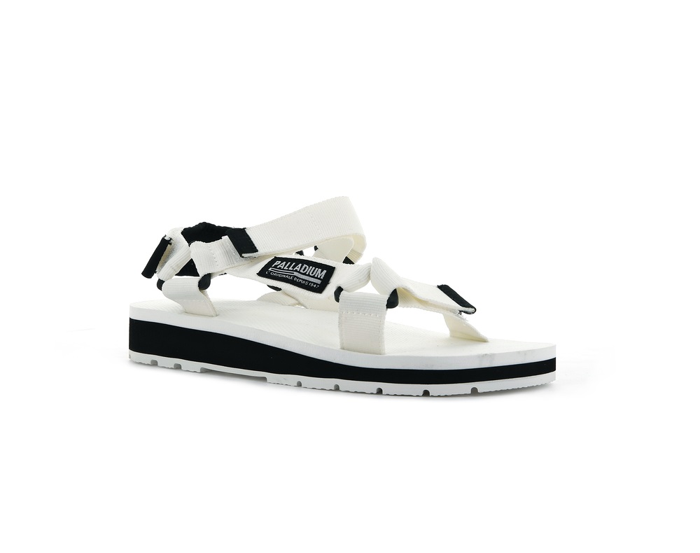 Palladium OUTDOORSY URBANITY Men's Sandals White | Canada-9234
