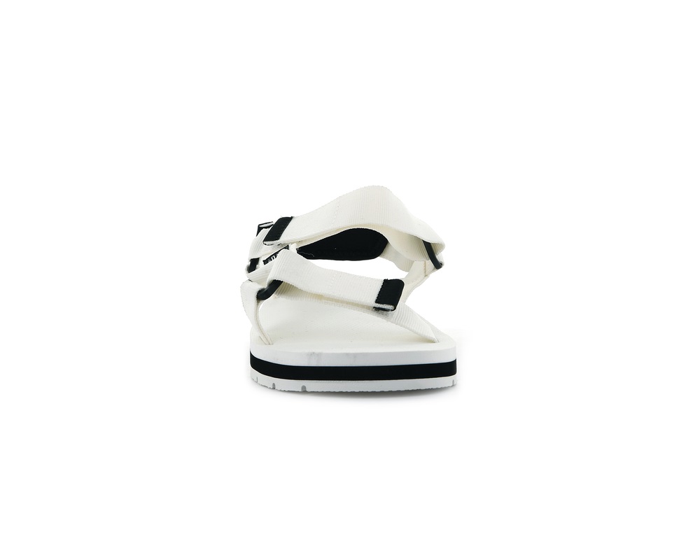 Palladium OUTDOORSY URBANITY Men's Sandals White | Canada-9234