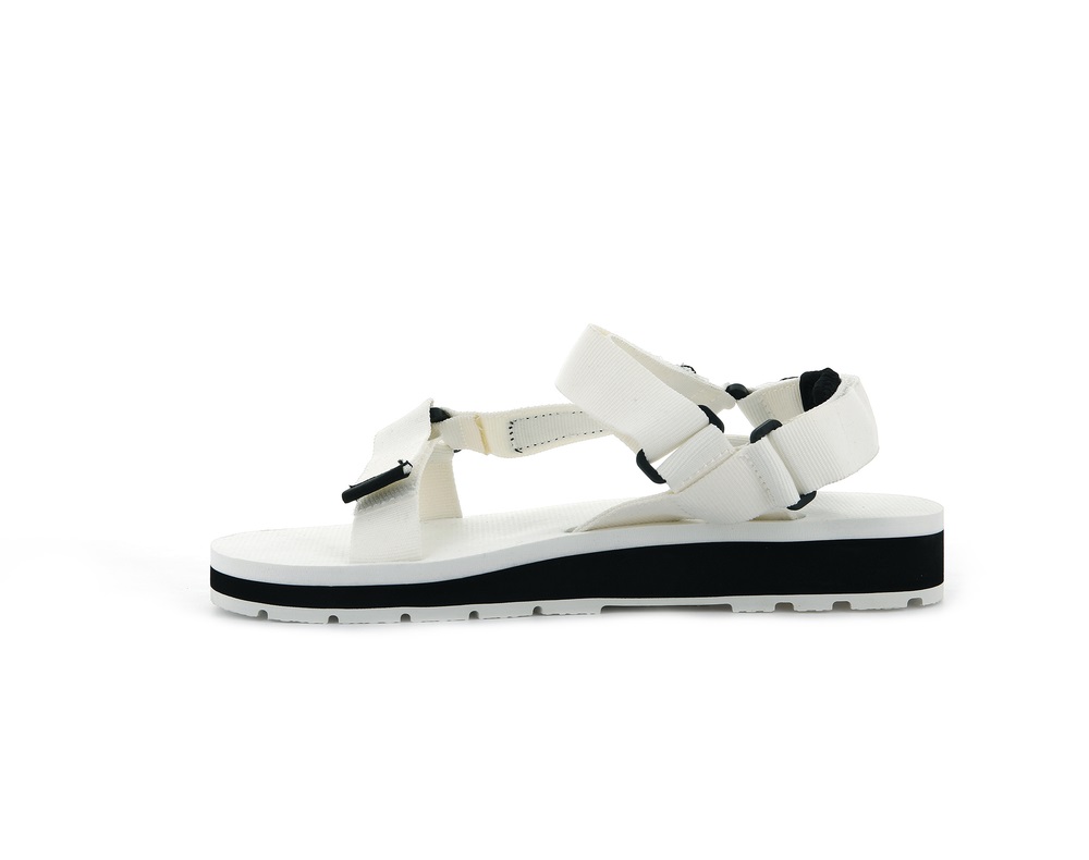 Palladium OUTDOORSY URBANITY Men's Sandals White | Canada-9234