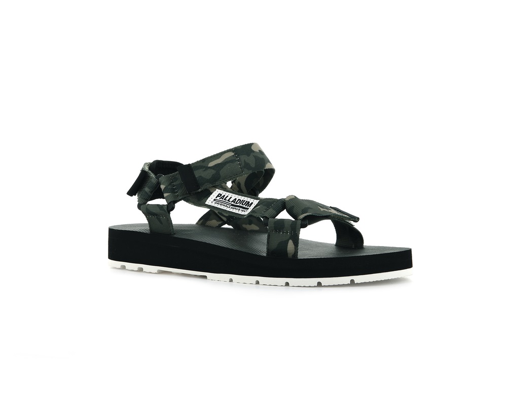 Palladium OUTDOORSY URBANITY Women's Sandals Camo | Canada-1674