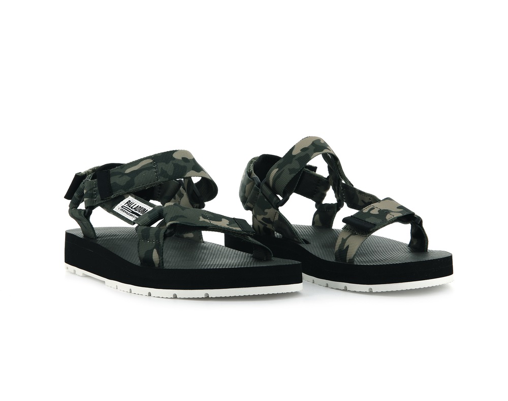 Palladium OUTDOORSY URBANITY Women's Sandals Camo | Canada-1674