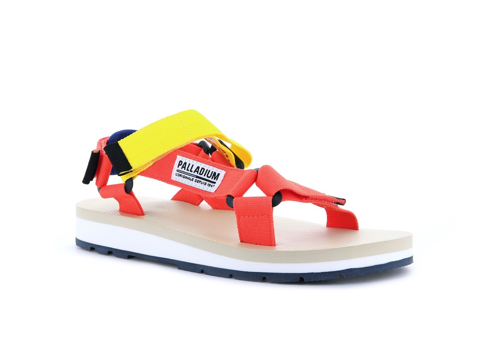 Palladium OUTDOORSY URBANITY Women's Sandals Firecracker/Aurora | Canada-3942