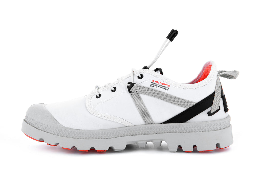 Palladium OX TRAVEL LITE+ WP+ Men's Low Top Shoes White | Canada-2037