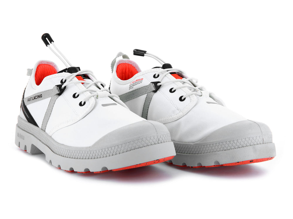 Palladium OX TRAVEL LITE+ WP+ Men's Low Top Shoes White | Canada-2037
