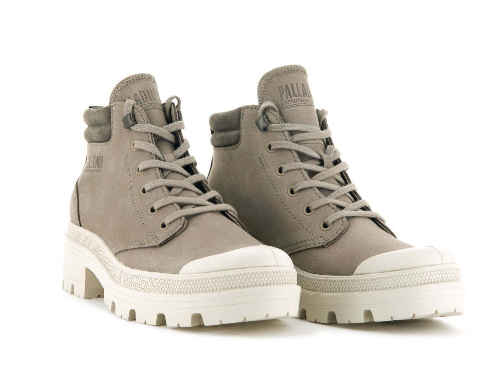 Palladium PALLABASE LO CUFF Women's Boots Miss Dune | Canada-9312