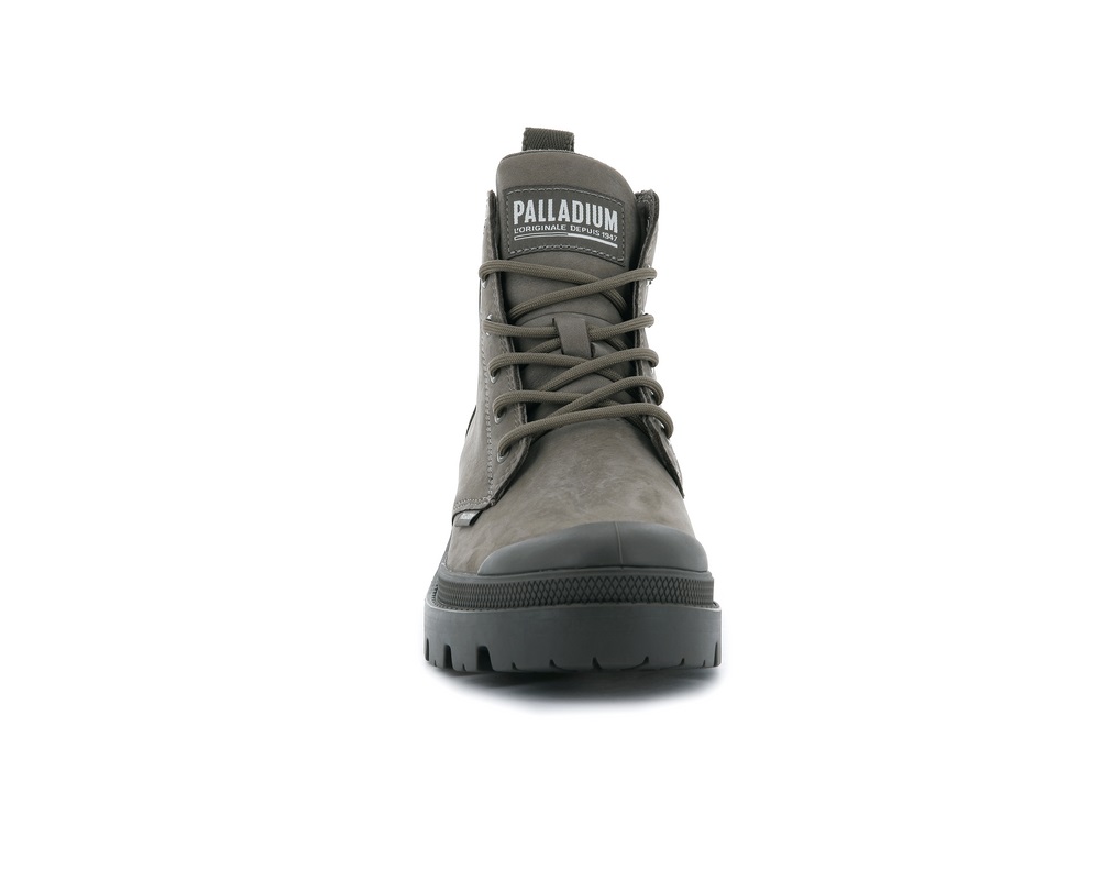 Palladium PALLABASE NBK Women's Boots Taupe | Canada-3648