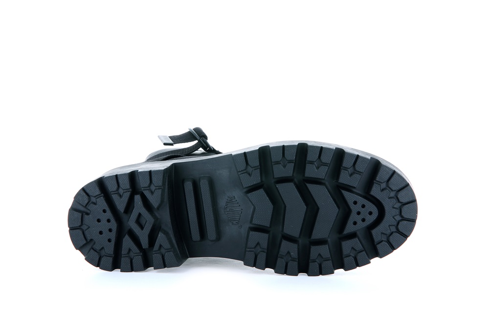 Palladium PALLABASE TACT STR L Women's Boots Black | Canada-5198
