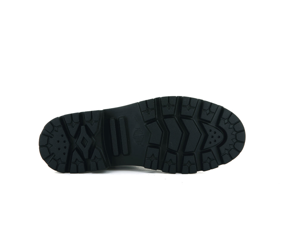 Palladium PALLABASE TWILL Women's Boots Black | Canada-1683