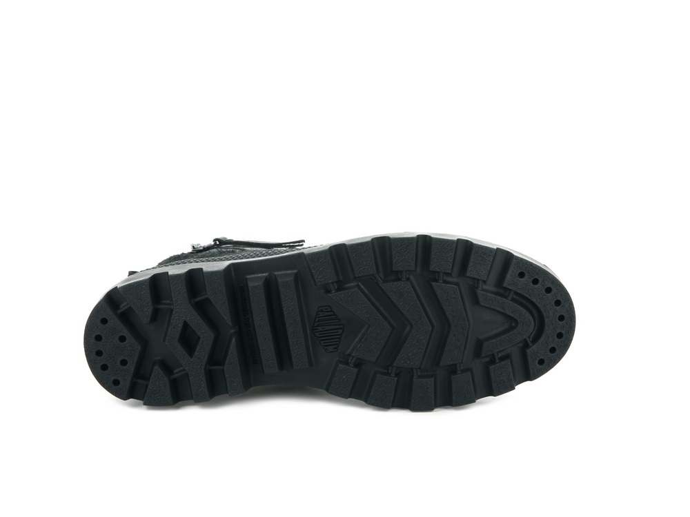 Palladium PALLABOSSE HI ZIP Women's Boots Black | Canada-5726