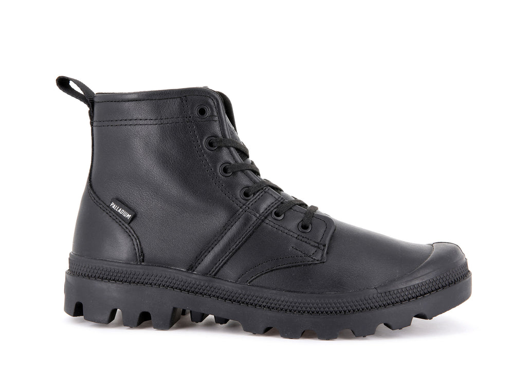 Palladium PALLABROUSSE HI WATERPROOF Men\'s Boots Black | Canada-8517