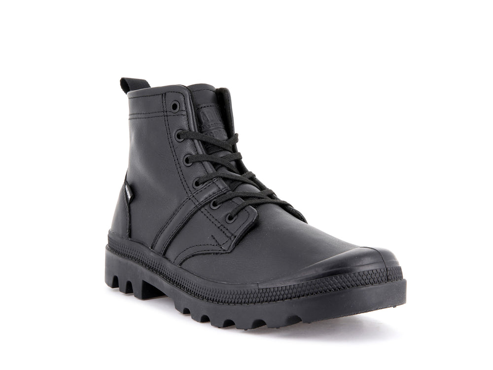 Palladium PALLABROUSSE HI WATERPROOF Women's Boots Black | Canada-2814