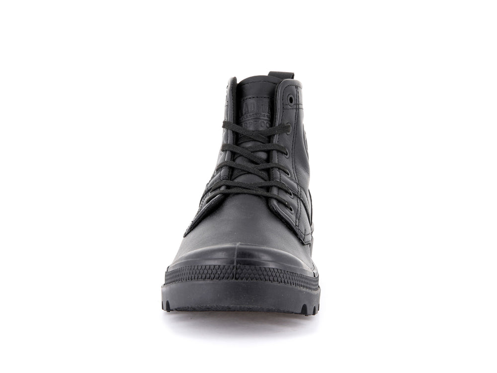 Palladium PALLABROUSSE HI WATERPROOF Women's Boots Black | Canada-2814