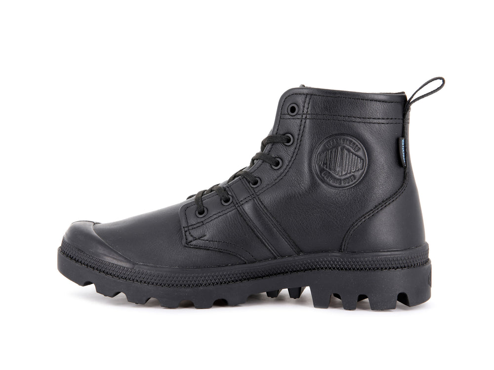 Palladium PALLABROUSSE HI WATERPROOF Women's Boots Black | Canada-2814