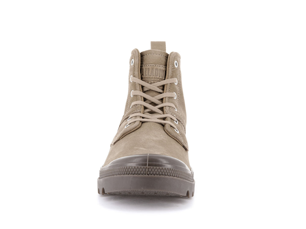 Palladium PALLABROUSSE HI WATERPROOF Women's Boots Brown | Canada-3792