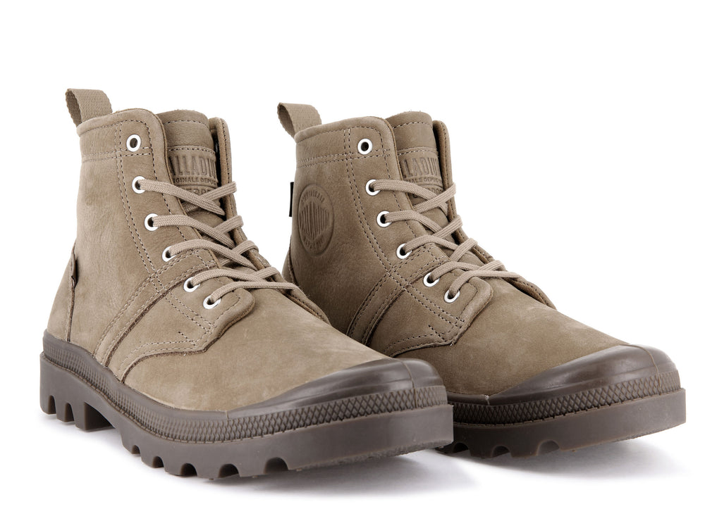 Palladium PALLABROUSSE HI WATERPROOF Women's Boots Brown | Canada-3792