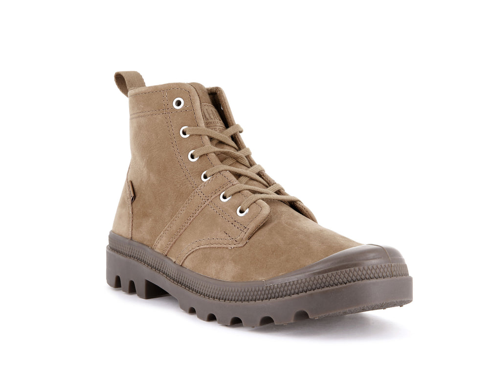 Palladium PALLABROUSSE HI WATERPROOF Women's Boots Mahogany | Canada-8534