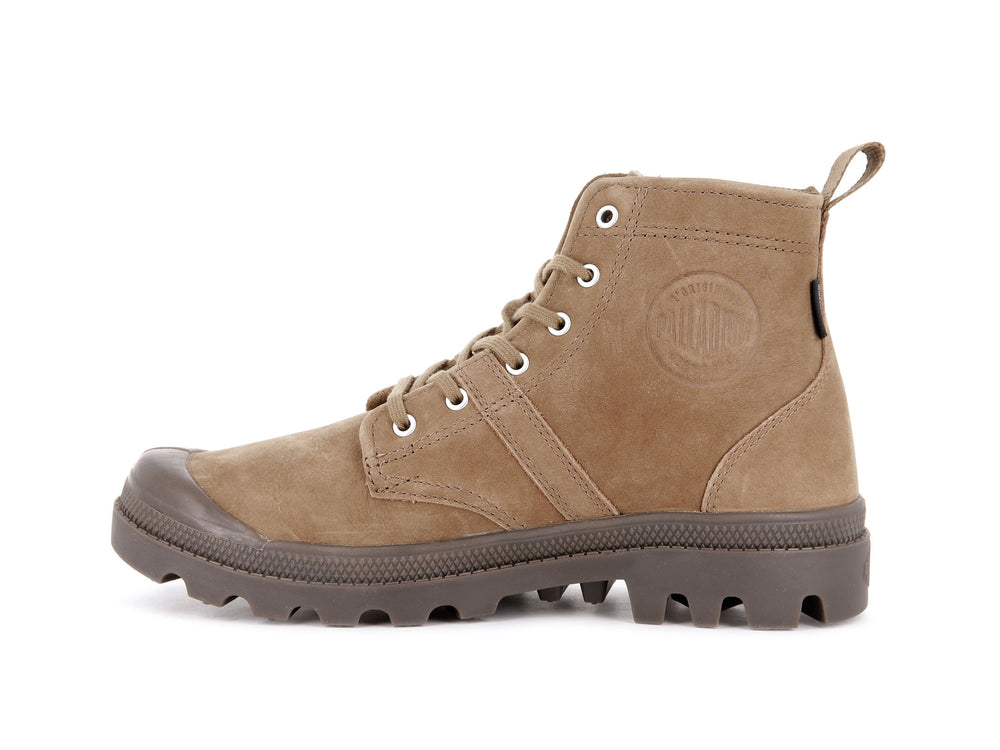 Palladium PALLABROUSSE HI WATERPROOF Women's Boots Mahogany | Canada-8534