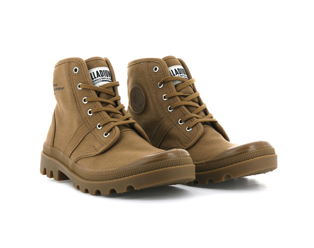 Palladium PALLABROUSSE LEGION Women's Boots Mahogany | Canada-9802