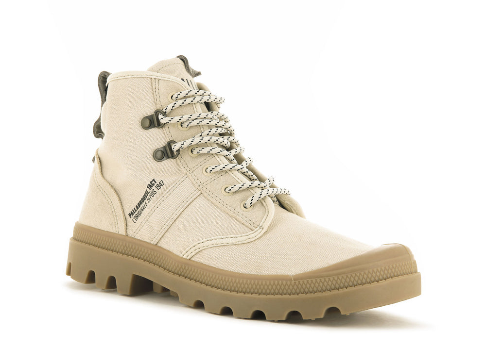 Palladium PALLABROUSSE TACTICAL Men's Boots Sahara | Canada-2109
