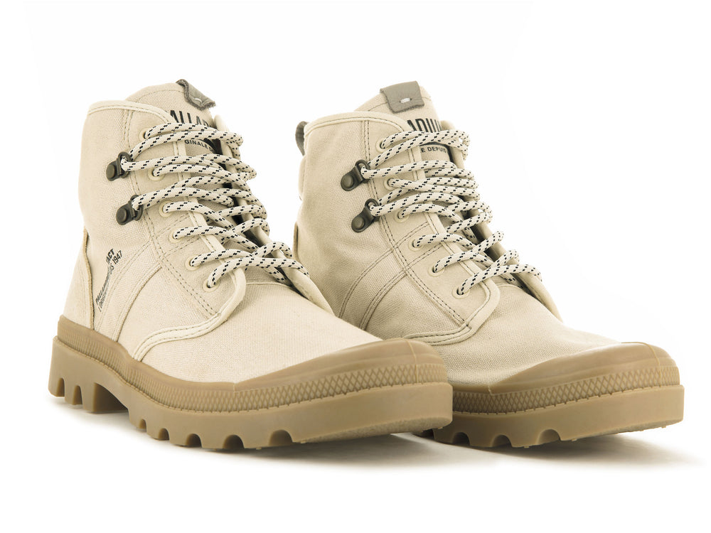 Palladium PALLABROUSSE TACTICAL Men's Boots Sahara | Canada-2109