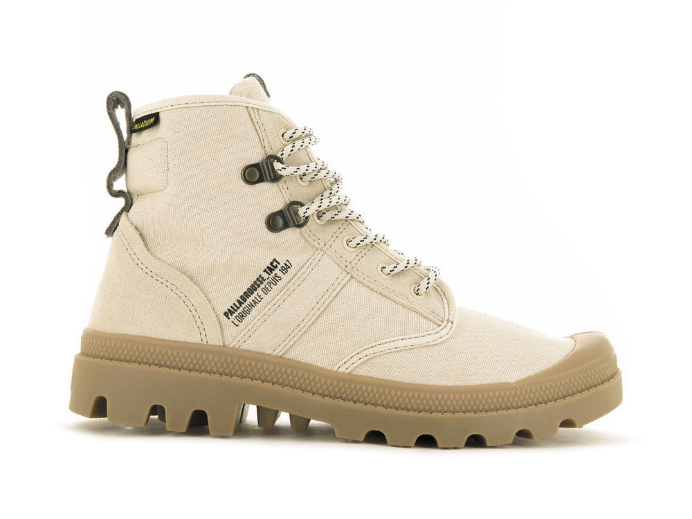 Palladium PALLABROUSSE TACTICAL Men\'s Boots Sahara | Canada-2109