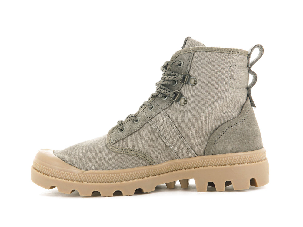 Palladium PALLABROUSSE TACTICAL Women's Boots Green | Canada-3895