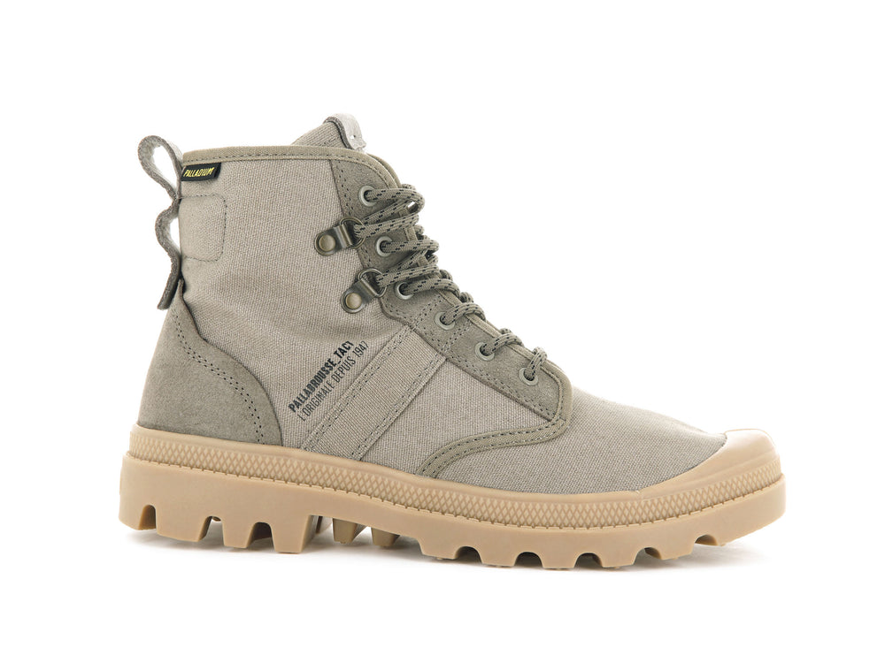 Palladium PALLABROUSSE TACTICAL Women\'s Boots Green | Canada-3895