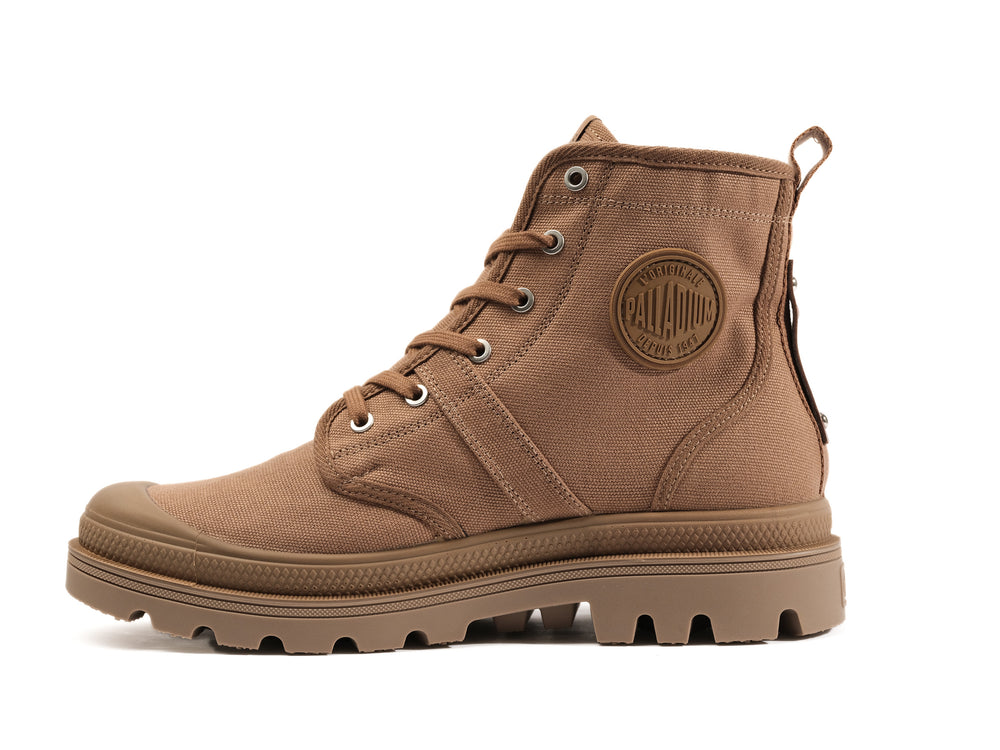 Palladium PALLABROUSSE X IKKS Men's Boots Mahogany | Canada-8071