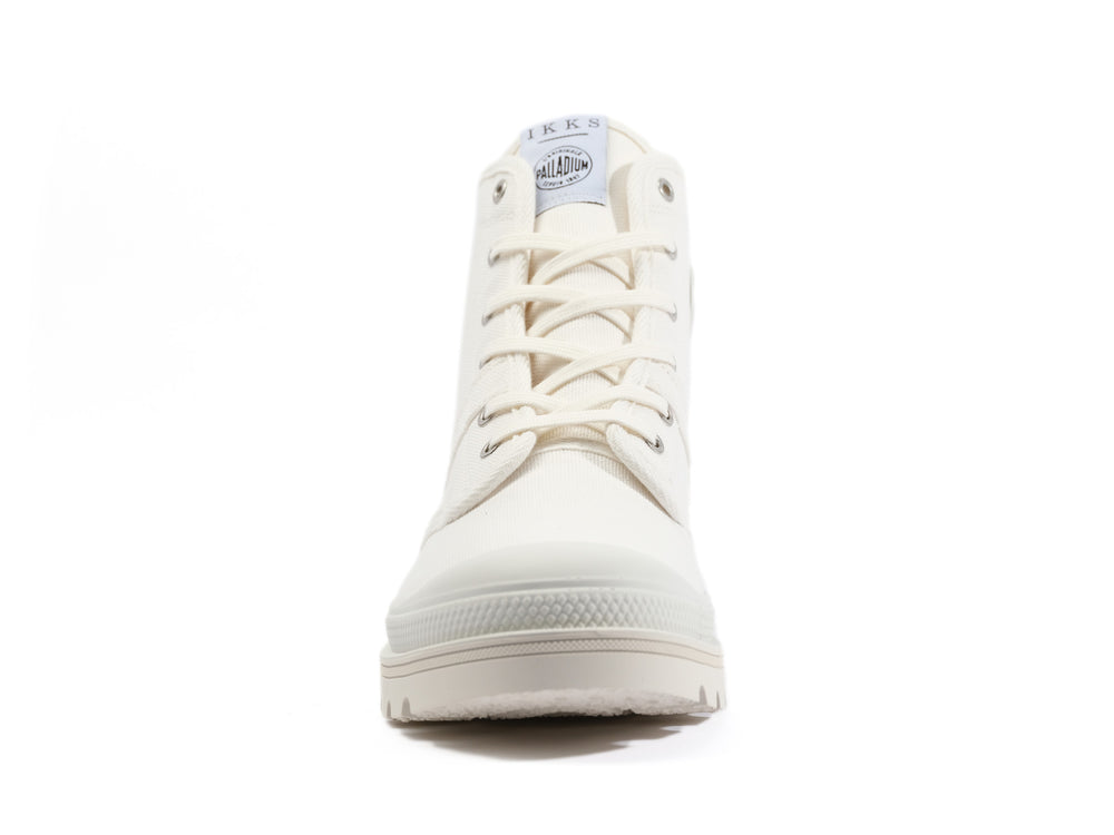 Palladium PALLABROUSSE X IKKS Women's Boots White | Canada-0574