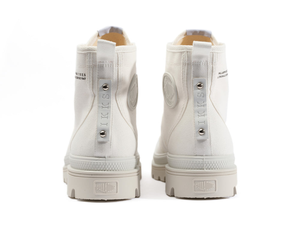 Palladium PALLABROUSSE X IKKS Women's Boots White | Canada-0574