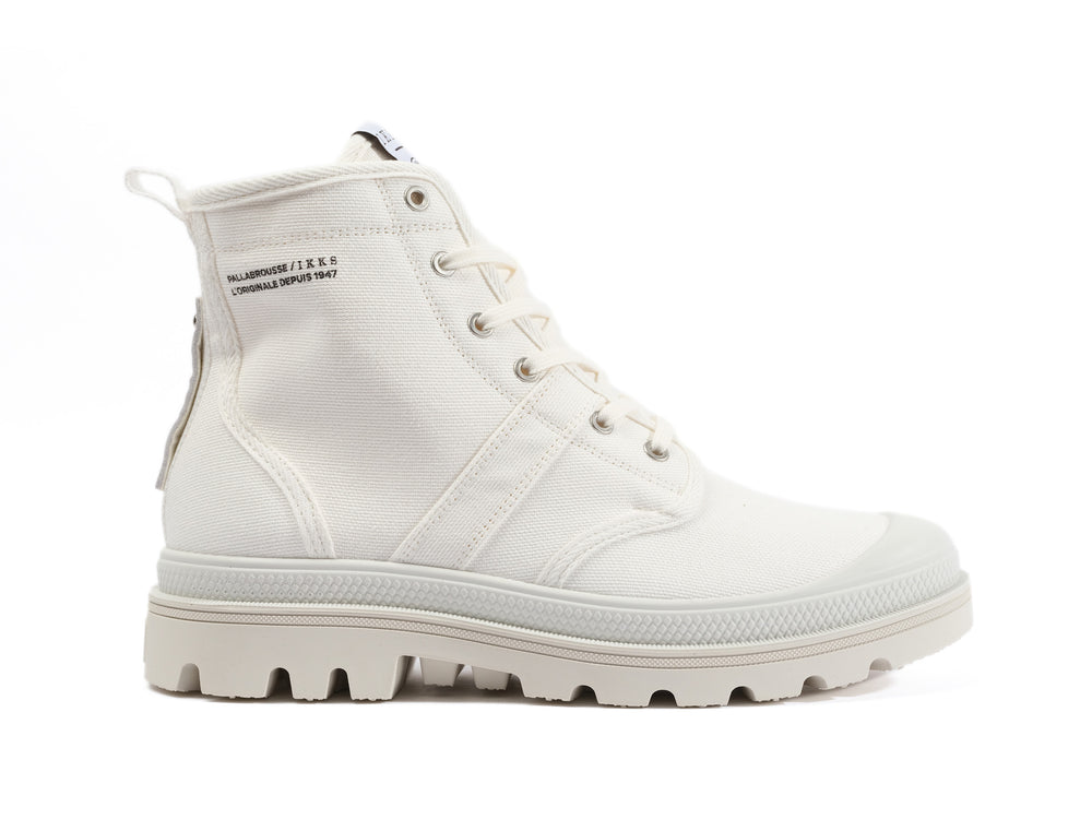 Palladium PALLABROUSSE X IKKS Women\'s Boots White | Canada-0574
