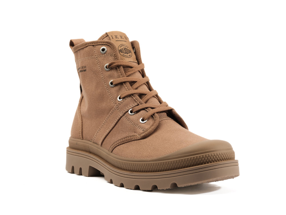Palladium PALLABROUSSE X IKKS Women's Boots Mahogany | Canada-2041