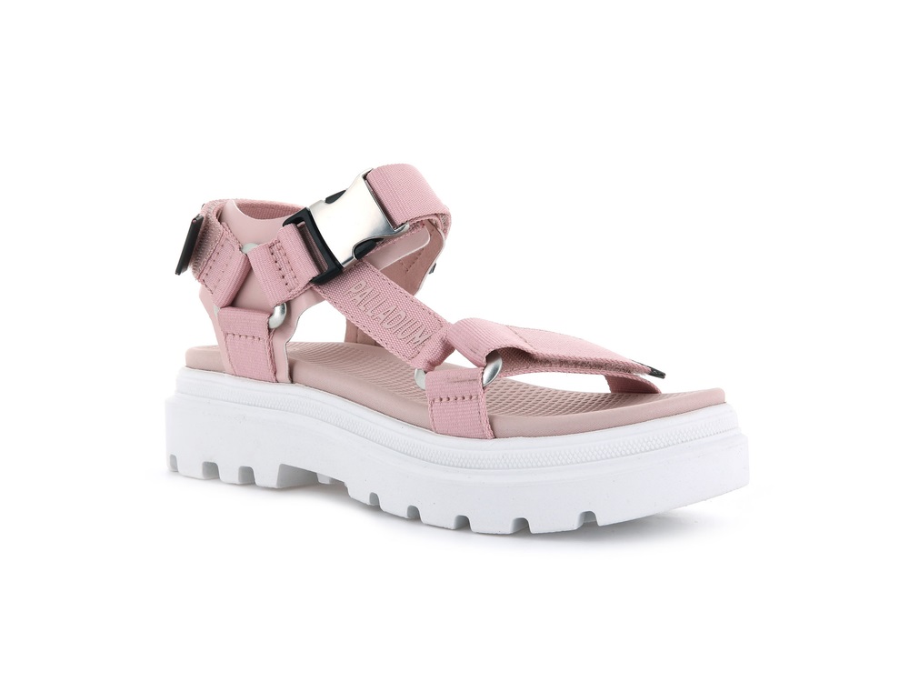 Palladium PALLACRUISE STRAP Women's Sandals Rose | Canada-0142
