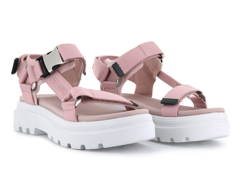 Palladium PALLACRUISE STRAP Women's Sandals Rose | Canada-0142