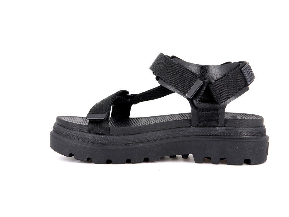 Palladium PALLACRUISE STRAP Women's Sandals Black | Canada-2689