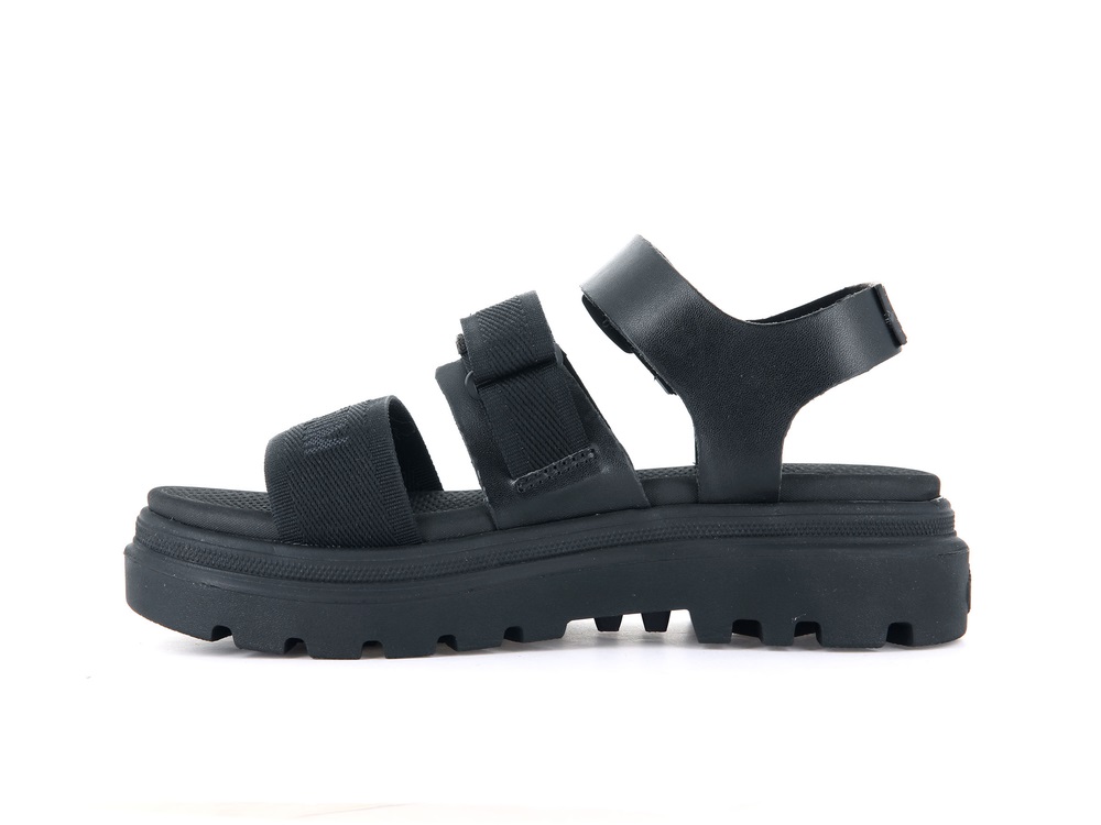 Palladium PALLACRUISE URBANITY Women's Sandals Black | Canada-4962