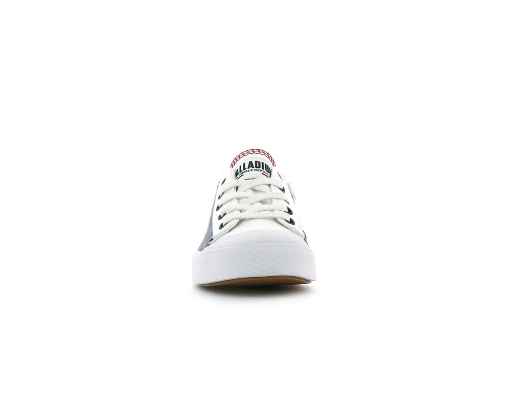 Palladium PALLAPHOENIX FRENCH Kids' Sneakers White | Canada-3051