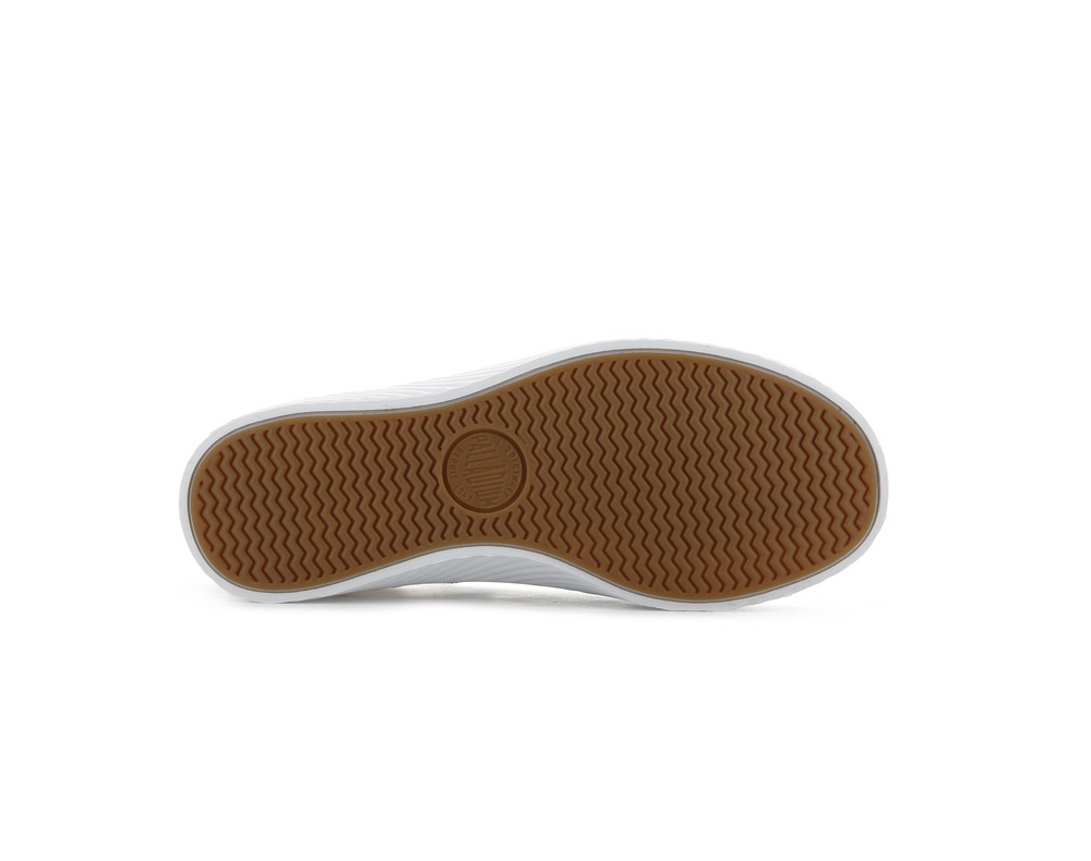 Palladium PALLAPHOENIX FRENCH Kids' Sneakers White | Canada-3051