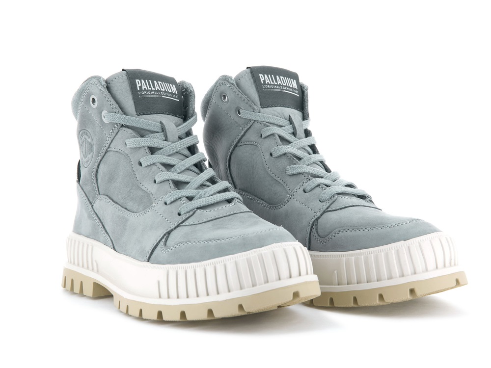 Palladium PALLASHOCK HI SNK Women's High Top Sneakers Cloudburst | Canada-2481