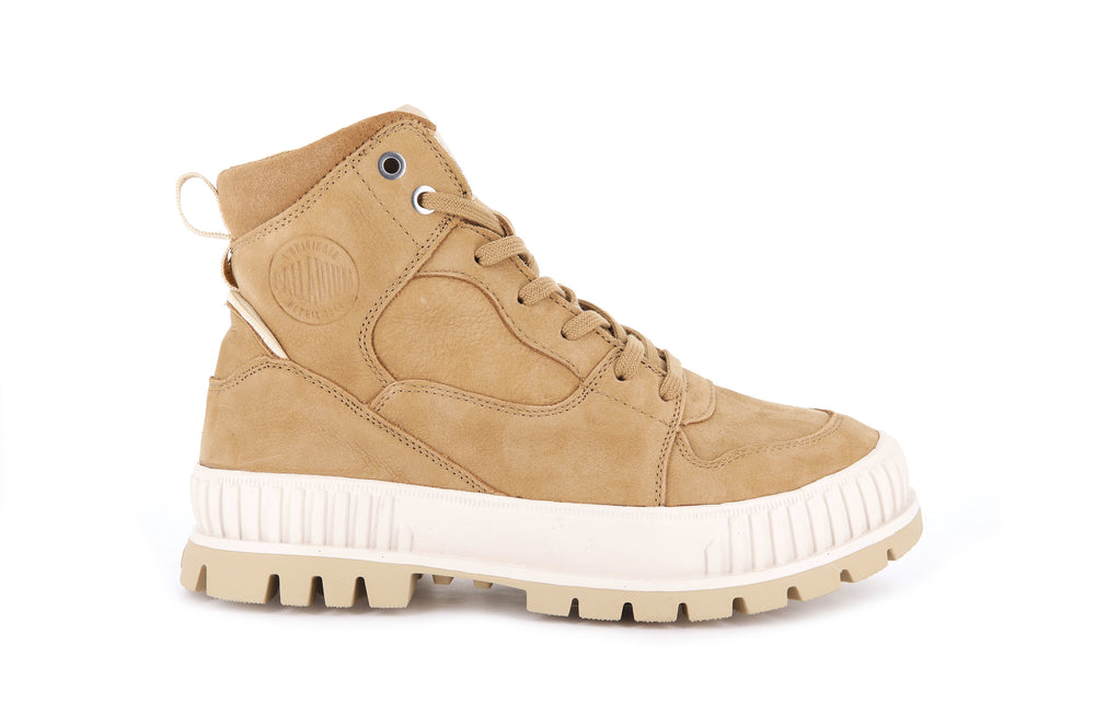 Palladium PALLASHOCK HI SNK Women\'s Sneakers Brown | Canada-0236