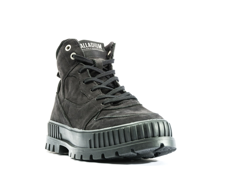 Palladium PALLASHOCK HI SNK Women's Sneakers Black | Canada-0423