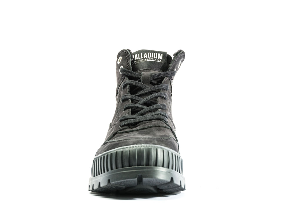 Palladium PALLASHOCK HI SNK Women's Sneakers Black | Canada-0423