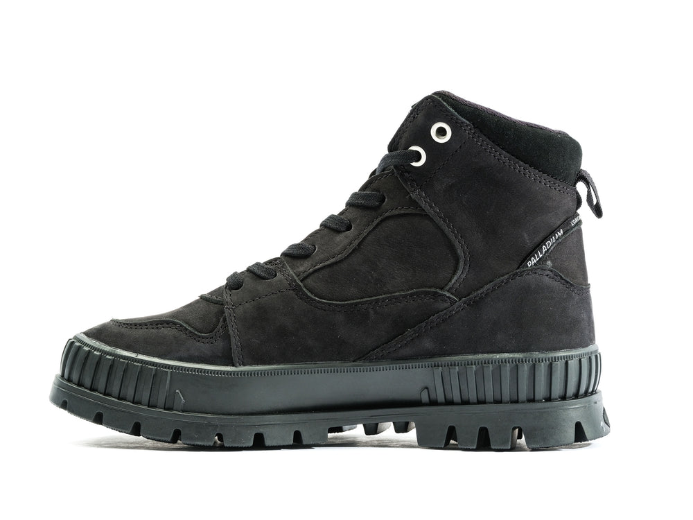 Palladium PALLASHOCK HI SNK Women's Sneakers Black | Canada-0423