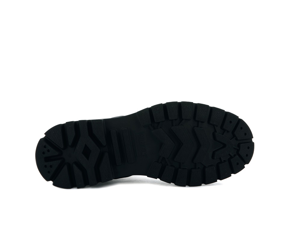Palladium PALLASHOCK HKR HI Women's Sneakers White / Black | Canada-1789