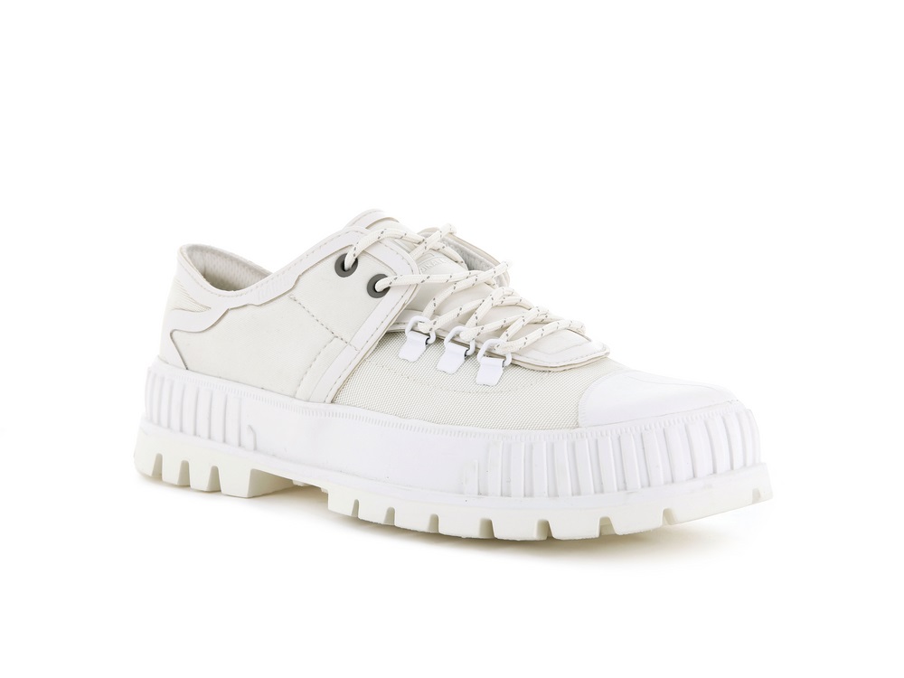 Palladium PALLASHOCK HKR RAINS Men's Sneakers Khaki | Canada-0148
