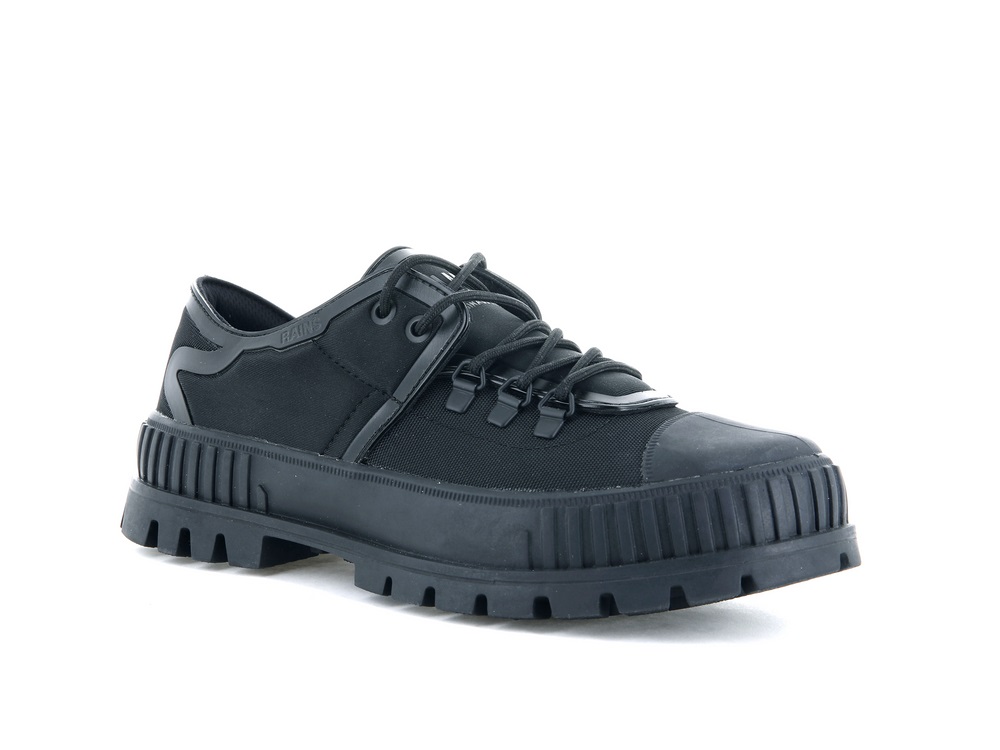 Palladium PALLASHOCK HKR RAINS Men's Sneakers Black | Canada-9408