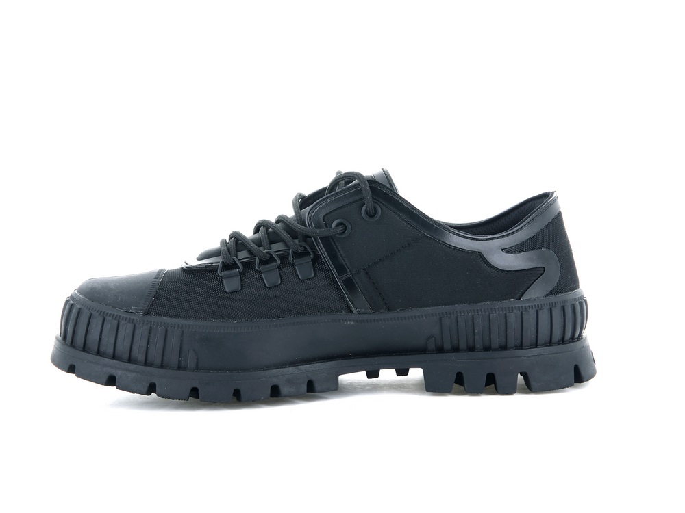 Palladium PALLASHOCK HKR RAINS Men's Sneakers Black | Canada-9408